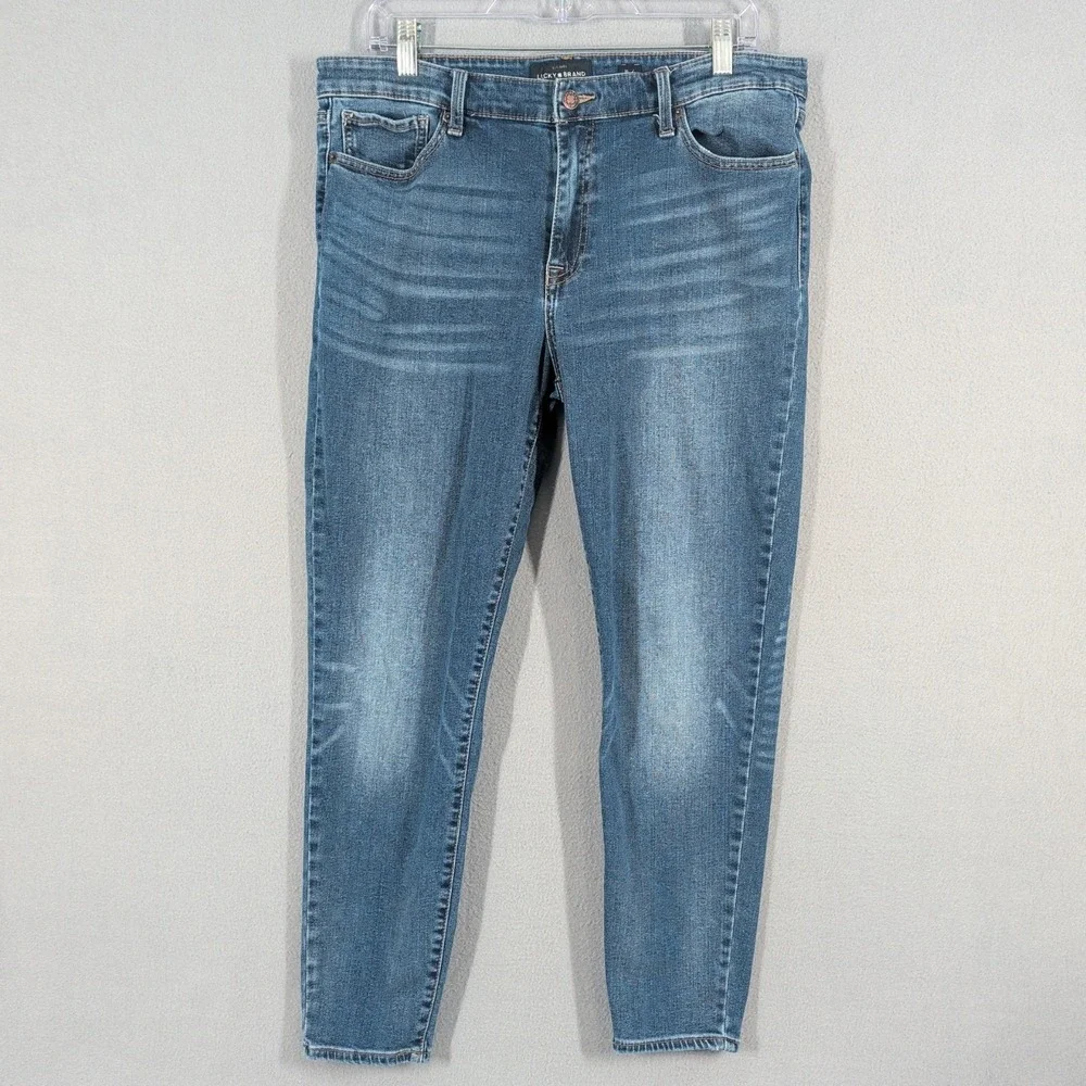 Lucky Brand Jeans Women‎ 33 Blue Super Skinny Stretch Denim Casual